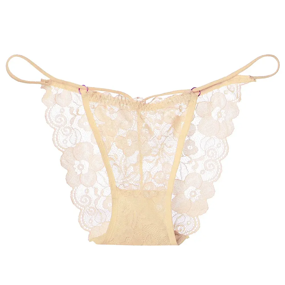 Panties Woman Comfort Low-Rise Briefs Women's Thin Breathable Transparent Sexy Lace Underwear Set Hollow Out Lingerie
