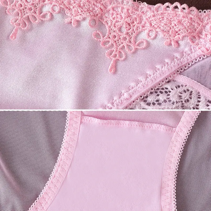 Women's Panties Underwear Lace Briefs Seamless Panties for Women Elastic Low-Waist Underpant Lady Sexy Female Intimates Lingerie