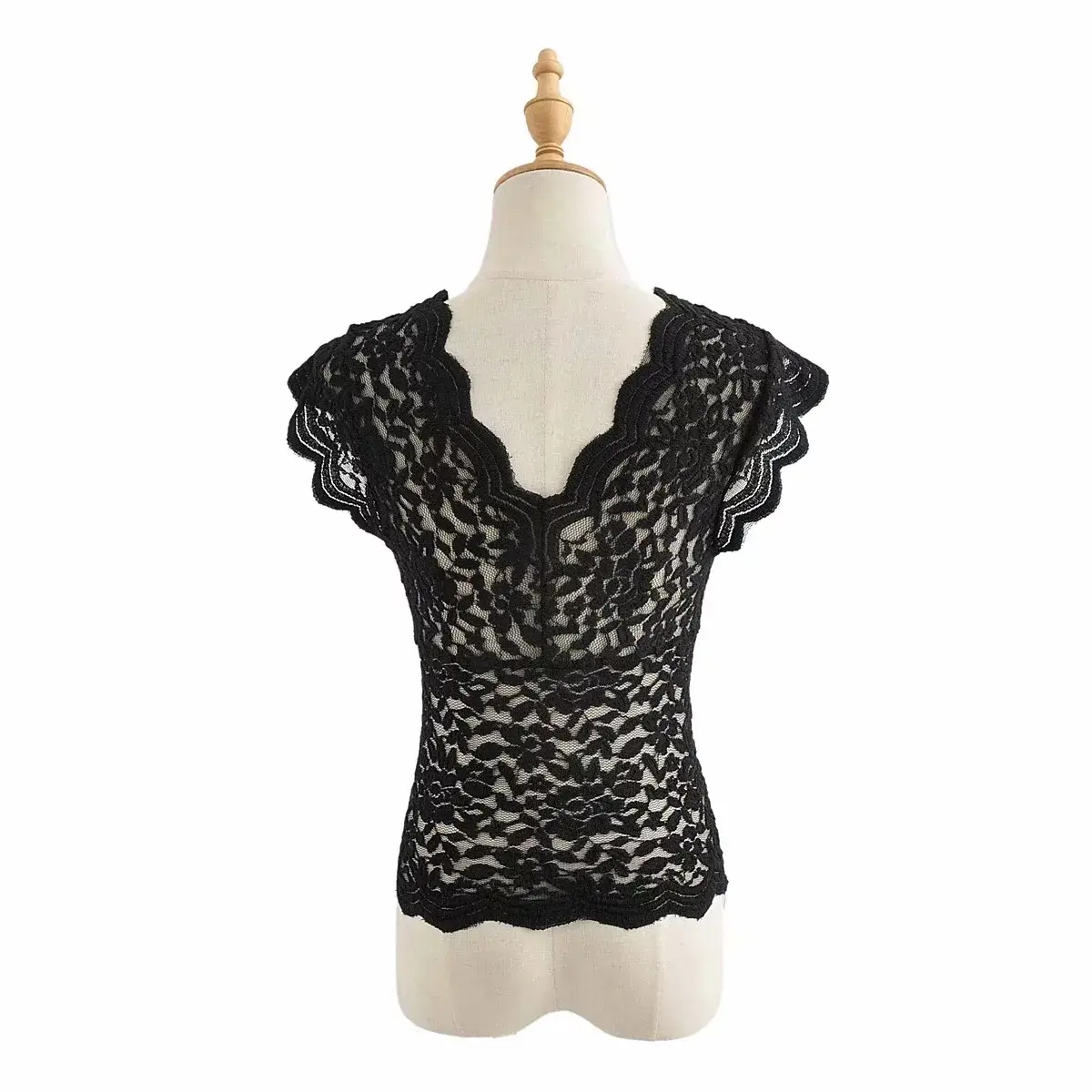 S-5XL Lace Blouses Shirts Sexy Club Female Acrylic Shirts Deep V Summer Fashon Tops Lace Sexy V Neck Sleeveless Fashon Top