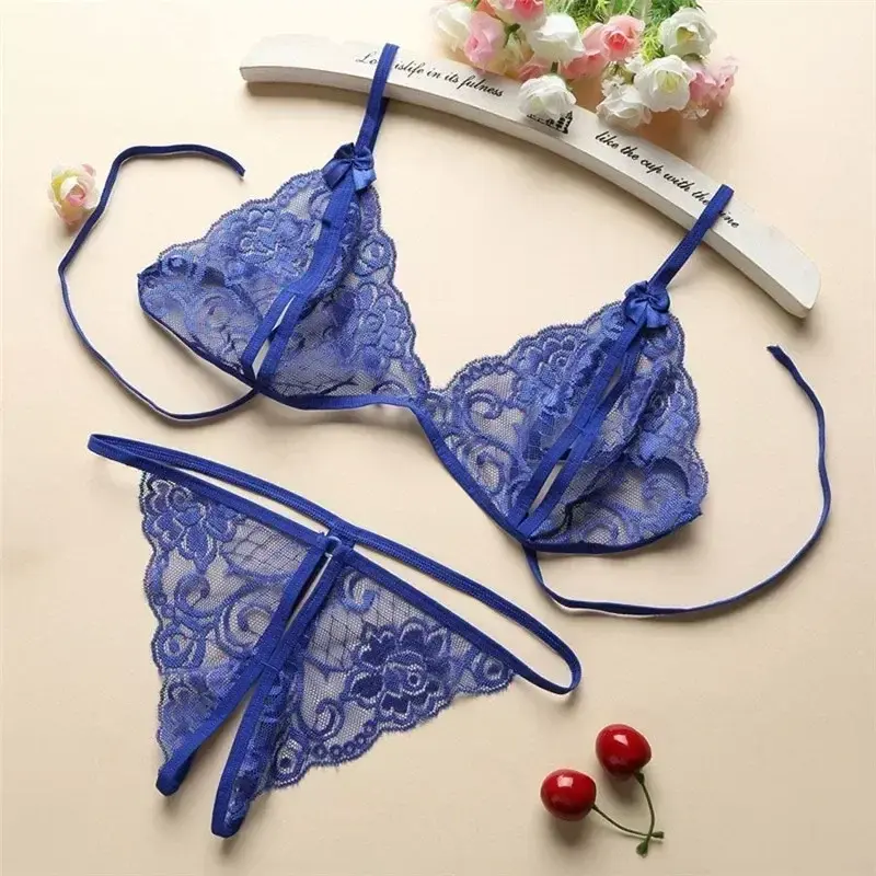 Hot Sexy Lingerie Women Lace Underwear Porn Roleplay Clothes Erotic Maid Cosplay Costume Pornostar Lingerie Sexy 2Piece Set