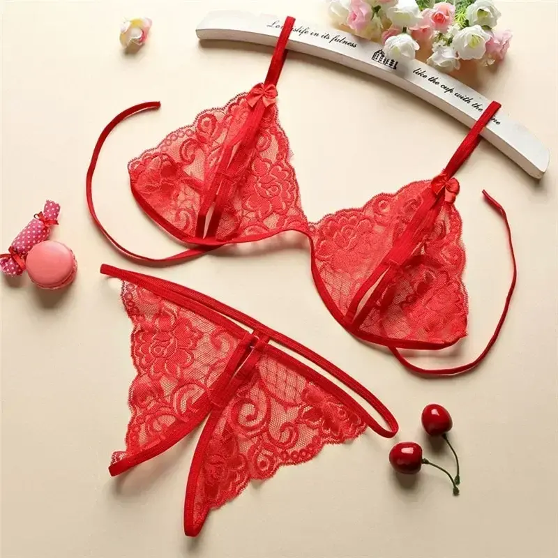 Hot Sexy Lingerie Women Lace Underwear Porn Roleplay Clothes Erotic Maid Cosplay Costume Pornostar Lingerie Sexy 2Piece Set