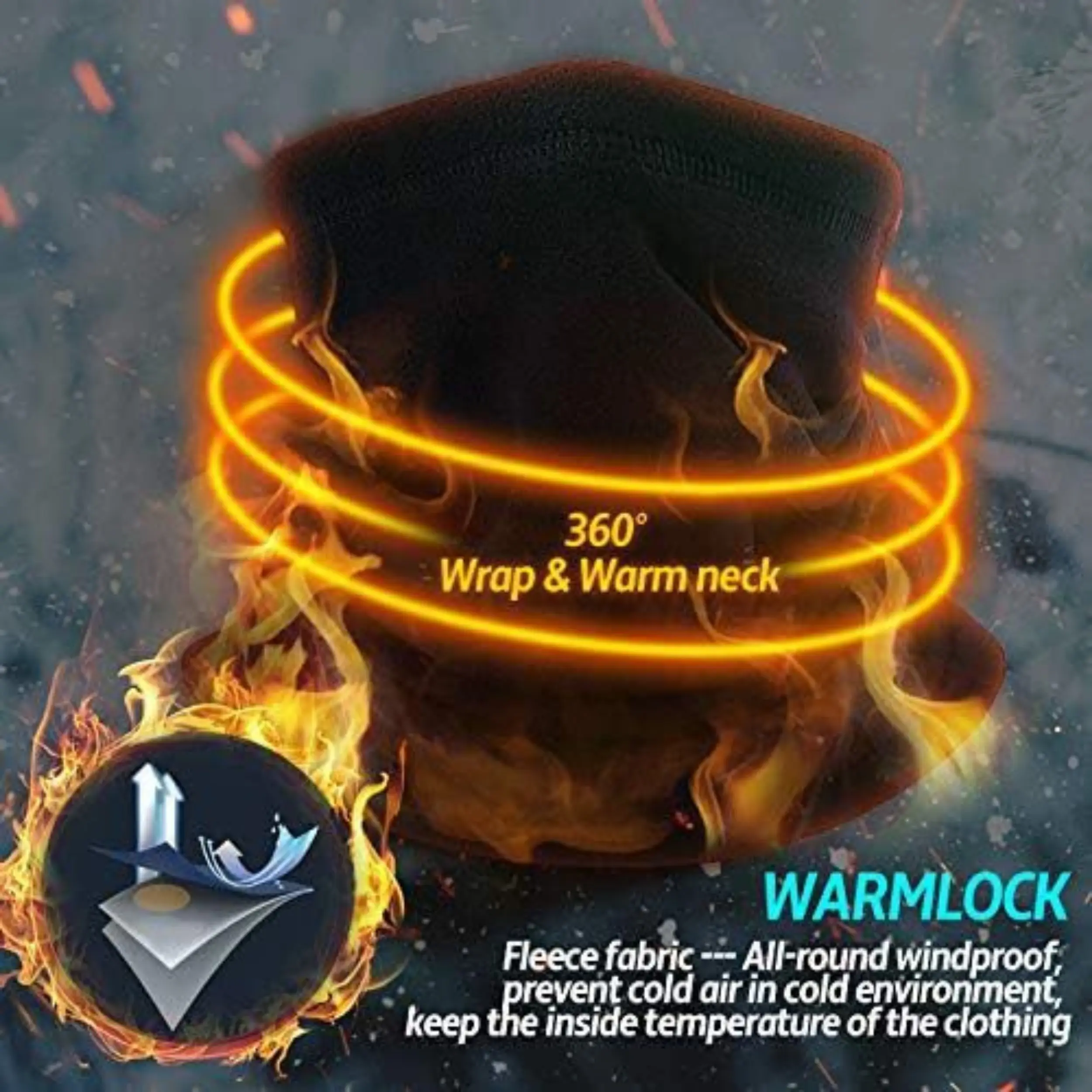 Polar Fleece Neck Scarf Winter Thick Cycling Bandana Women Men Face Neck Warmer Multifunction Cover Hat Tube Scarves