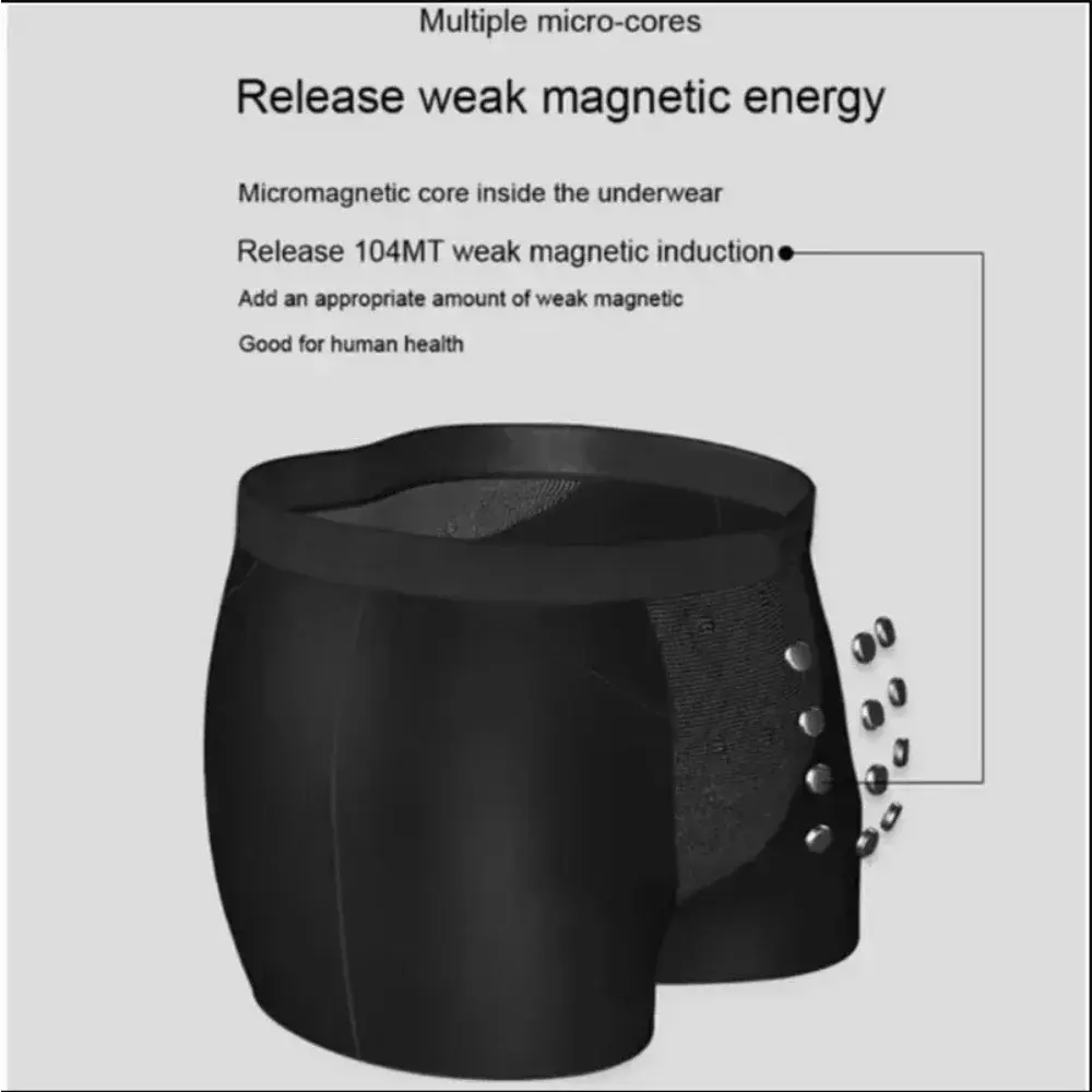 New Upgraded Version of Men's Magnetic Therapy Health Panties 22 Magnet Reinforced Boxer Briefs (L-6XL)brazilian Men's Underwear