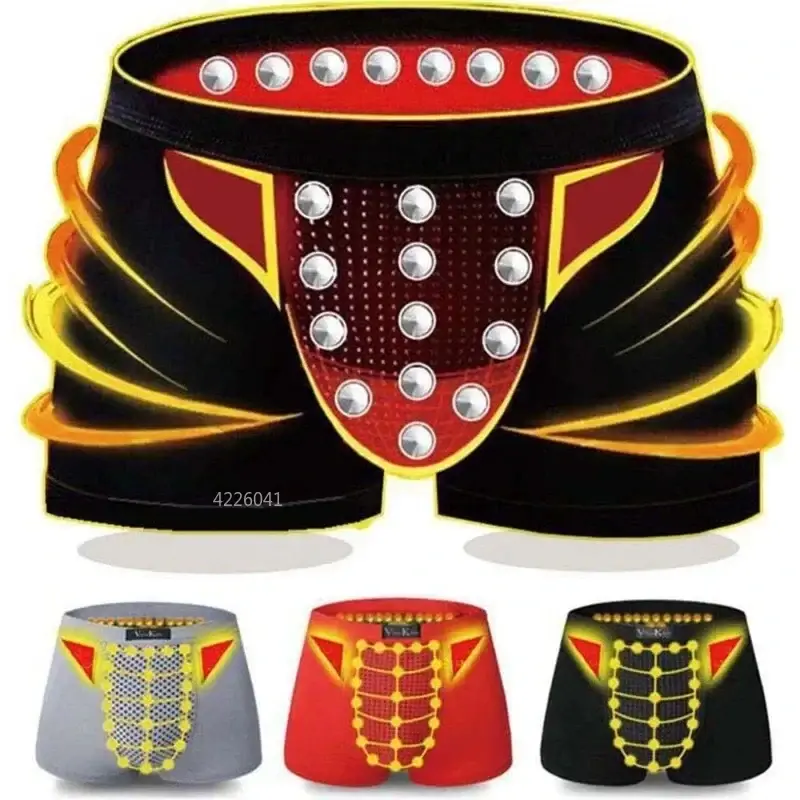New Upgraded Version of Men's Magnetic Therapy Health Panties 22 Magnet Reinforced Boxer Briefs (L-6XL)brazilian Men's Underwear
