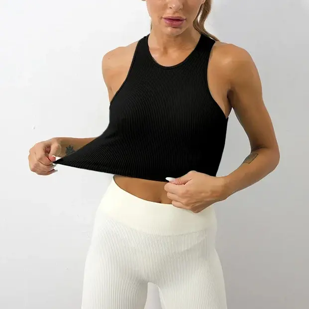 Summer Vest Seamless Push Up Y2k Tops Female Beautiful Sport Sexy Tank Top Mallas New Solid Casual Woman Corset Top