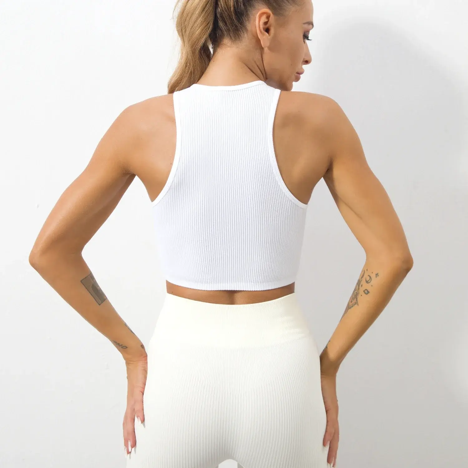 Summer Vest Seamless Push Up Y2k Tops Female Beautiful Sport Sexy Tank Top Mallas New Solid Casual Woman Corset Top