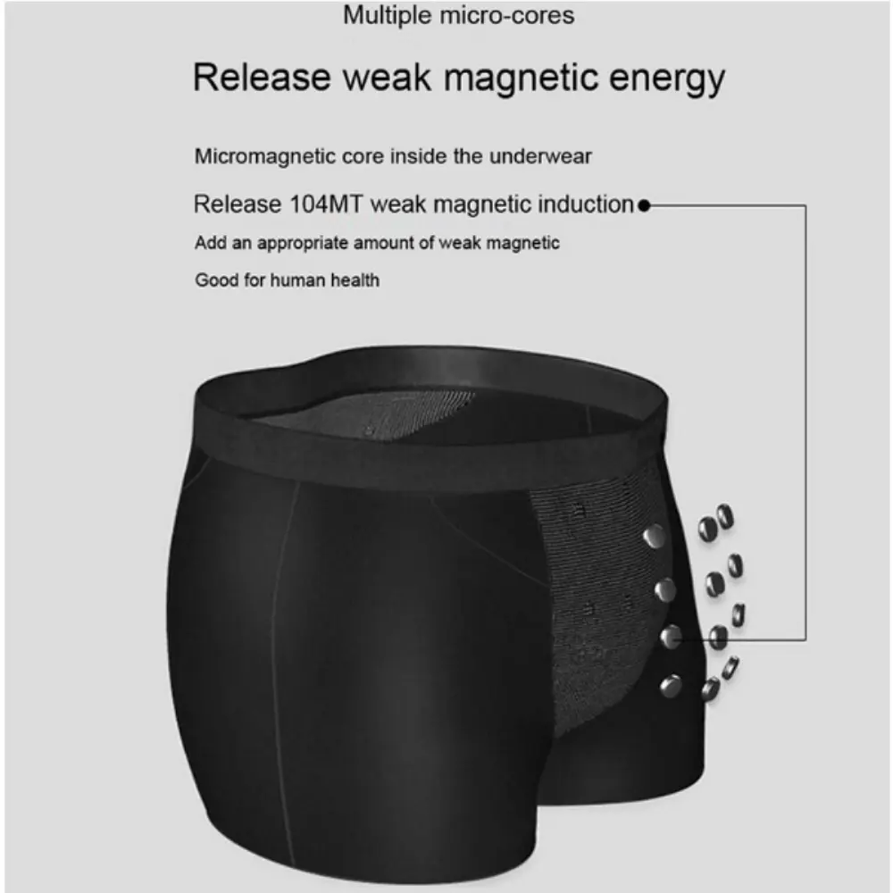 New Upgraded Version of Men's Magnetic Therapy Health Panties 63 Magnet Reinforced Boxer Briefs Underwear(L-6XL)