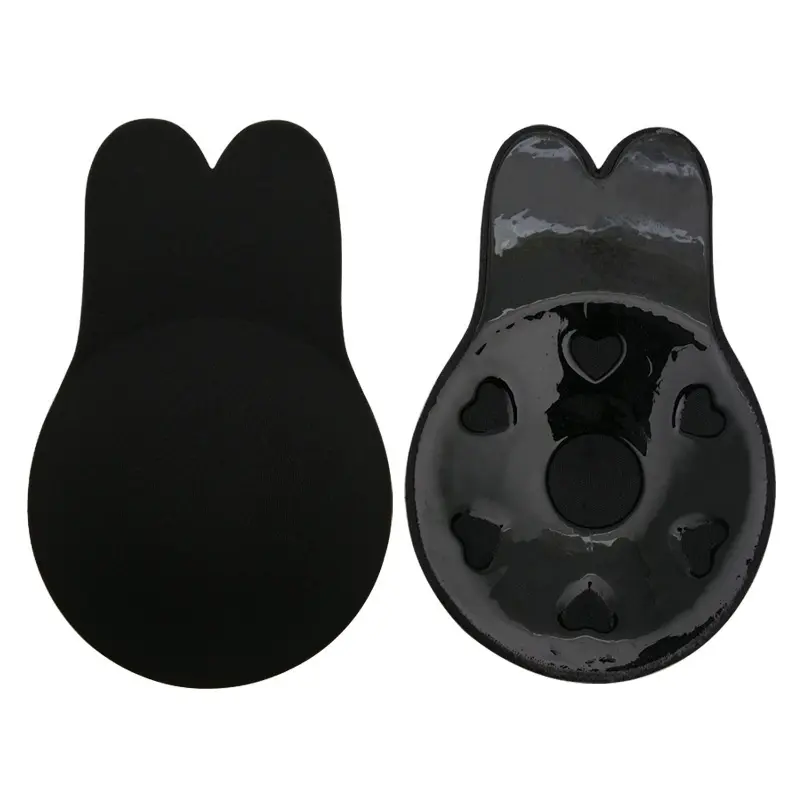 Women Invisible Push Up Bras Self Silicone Strapless Bra Reusable Sticky Breast Lift Tape Rabbit Nipple Cover Bra Pads Summer