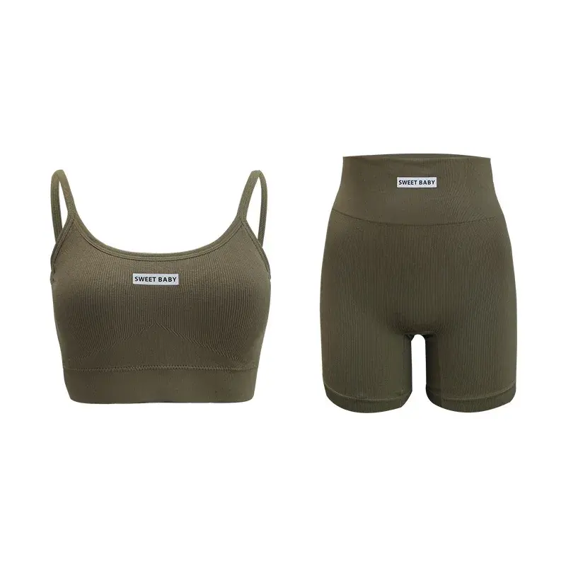 Womens Intimate Sexy Bra Bustier Shorts Set NEW Camisole Padded Tank Top Female Slim Sports Underwear Pants Suit Summer Lingerie