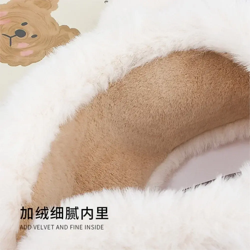 New Women's Earmuffs Cartoon Little Bear Warm Earmuffs Winter New Cute Student Warm Ear Protector Cold Ear Cover Ear Cover