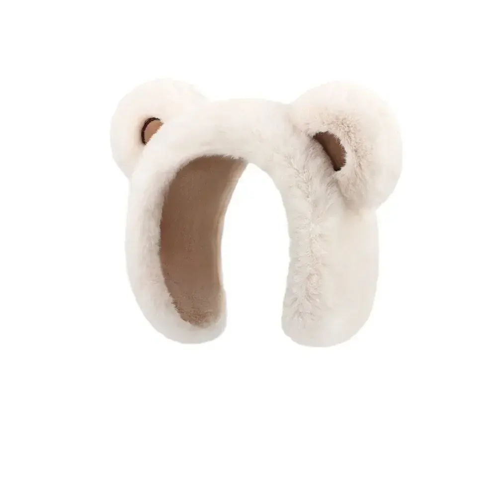 New Women's Earmuffs Cartoon Little Bear Warm Earmuffs Winter New Cute Student Warm Ear Protector Cold Ear Cover Ear Cover