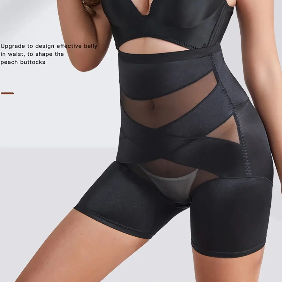 Women Sexy Cross Hip Butt Lifter Body Shaper Briefs High Waist Trainer Panties Female Tummy Control Shapewear Slimming Underwear