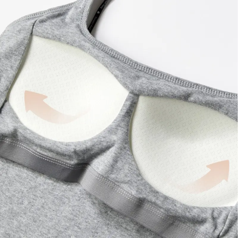 Latex Strapless Bralette Women's Innerwear Tank Top Cotton Underwear with Chest Pad for Outerwear Backless Design