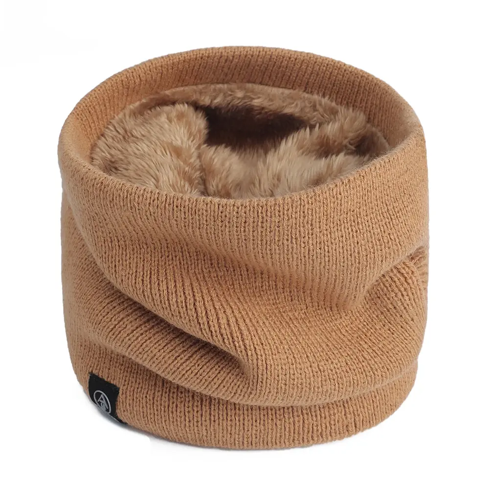 Fashion Winter Scarf for Women Children Boy Girl Knitted Scarf Thickened Wool Collar Scarves Neck Scarf Warm Neckchief Ski