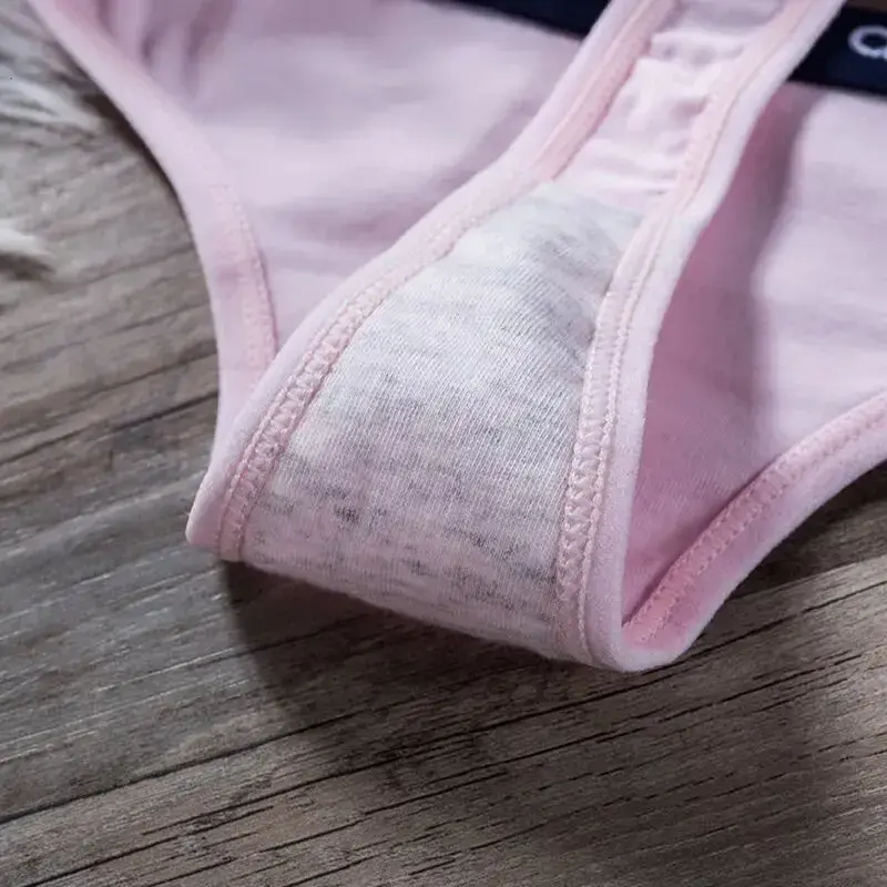 Women Cotton Panties Sexy Underwear Soft Underpant Female Briefs Pantys Letter Waist Band Intimates Girls Lingerie