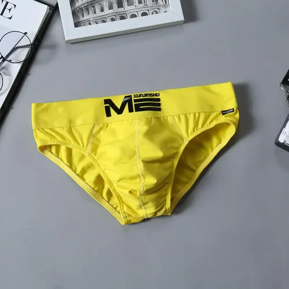 Men Underwear with Front Fly Men's Low-rise Briefs with 3d U-shaped Bag Wide Elastic Waistband Sexy Space Functional Fly for Men