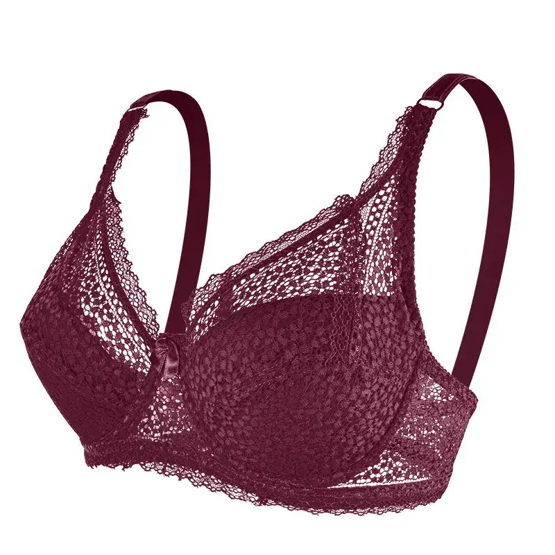 Women Sexy Underwire Padded Up Embroidery Lace Bra Brassiere Push Up Bras Large Size Sexy Bras for Women Bra C D Cup