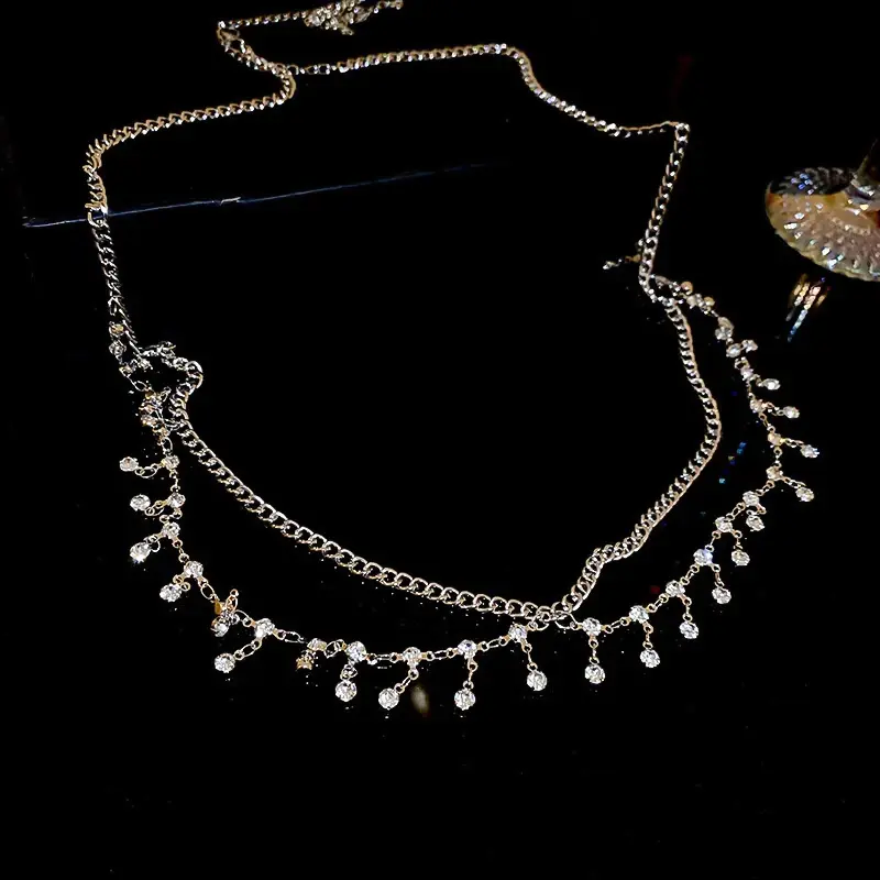Sexy Bikini Multilayers Star Waist Chains For Women Summer Beach Handmade Rhinestone Moon Belly Chains Waistbeads Boho Jewelry