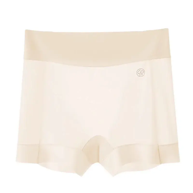 Women's Safety Shorts Seamless Ice Silk Thin Short Pants Under Skirt Breathable Underwear Cool Anti Rubbing Boyshorts Panties