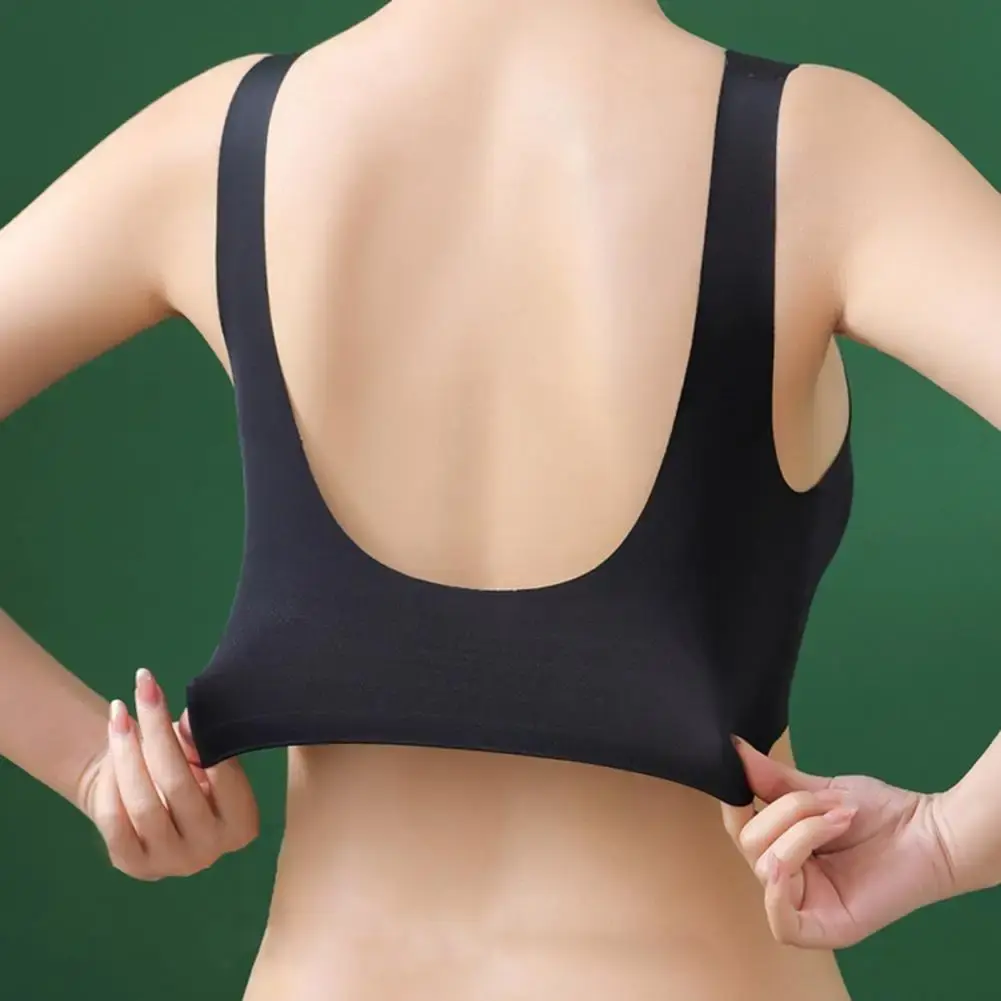 Latex Bra Seamless Bras for Women Underwear Lace Push Up Bralette with Pad Top Bra Ice Silk Underwear Sleep Bars Lift Up Bra