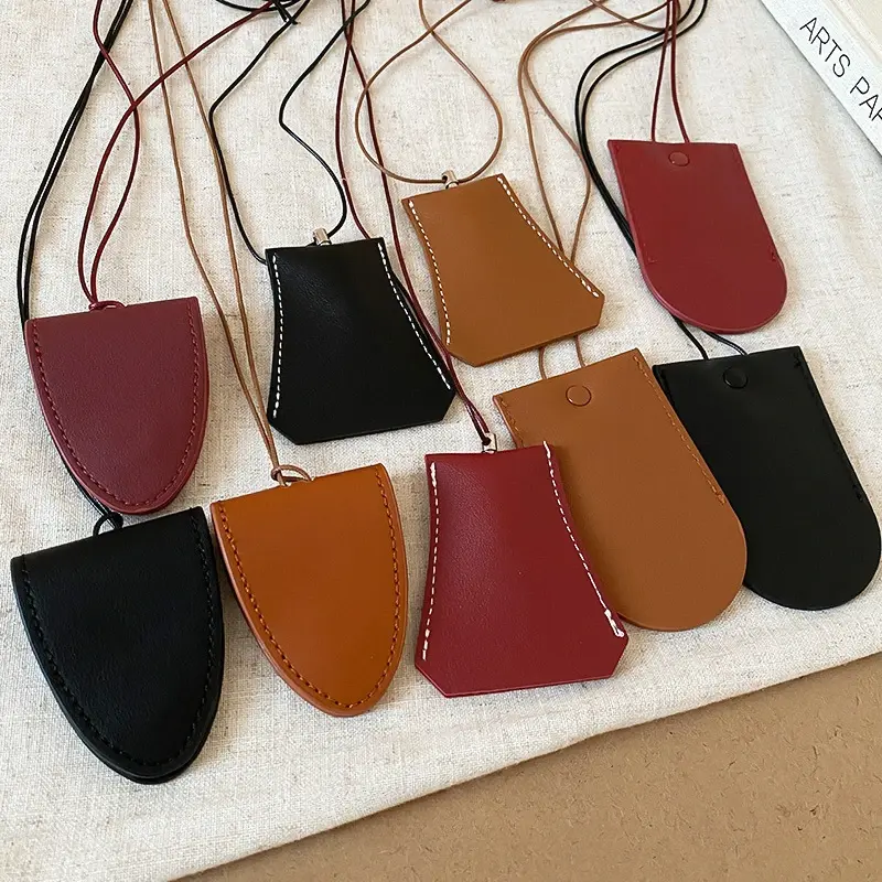 Neck Magnetic Multi functional Leather Sunglasses Clip Necklace Women Outdoor Travel Portable Storage Hanging Rope Accessories