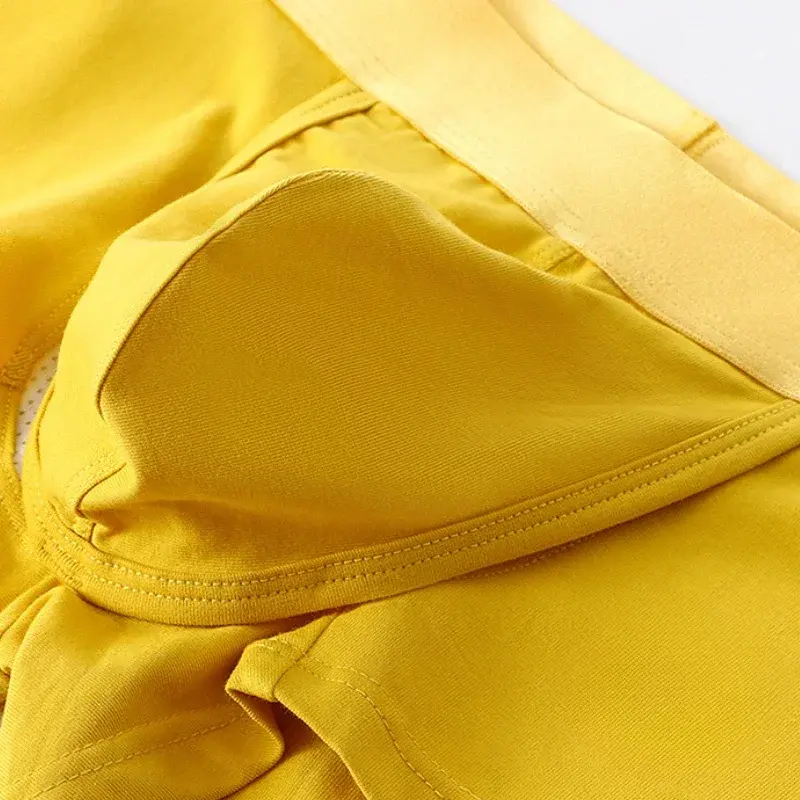 Open Front Underwear Men Cotton Sexy Men's Boxer Shorts Panties Breathable Pouch Bulge Underpants Male