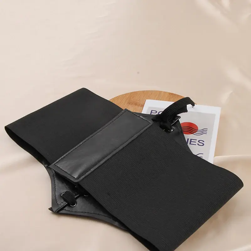 Vintage Slim Elastic High Waist Belt Women Simple Black Lace-up Pu Corset Punk And Gothic Curve Shaper Slimming Waist Belt New