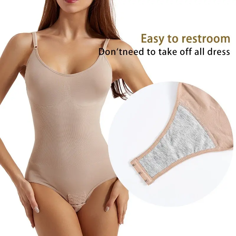 Plus Size Bodysuit Shapewear Women's Sculpting Bodysuit Body Shaping One-piece Underwear Slimming Shapewear