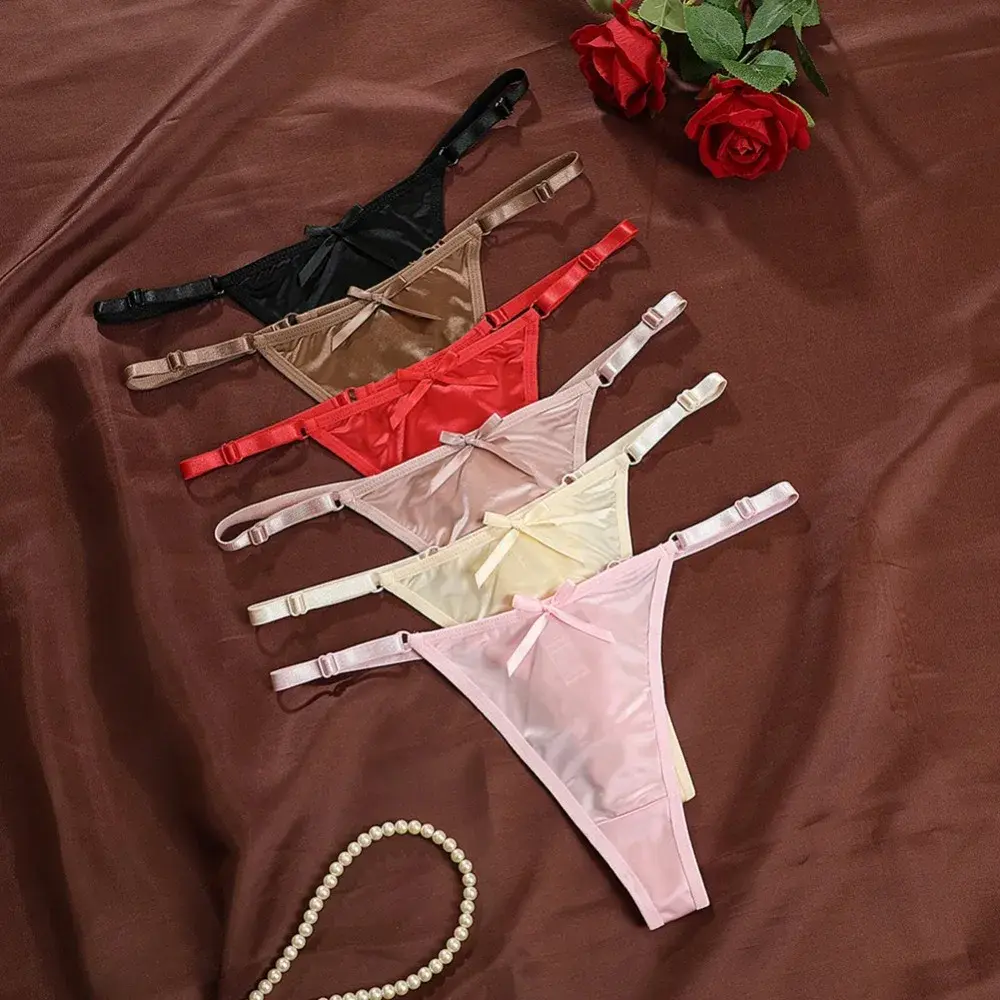 Women's Lingerie Underwear Seamless Quick-drying Thong Skin-friendly Breathable Low Rised Diaments Briefs G String