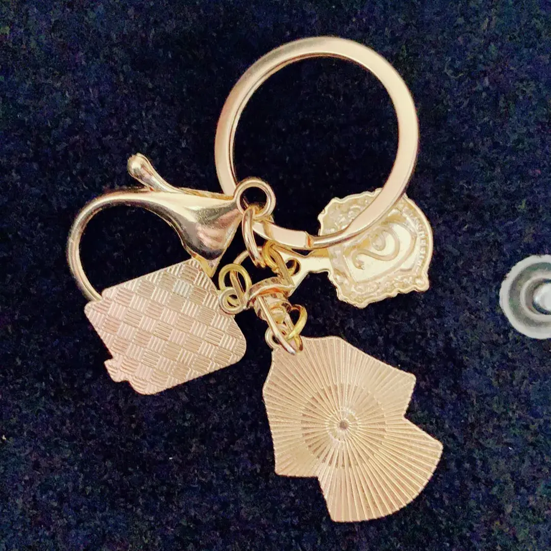 Metal Cloak Keychain Magic World Jewelry Gifts Keychain Decoration Pendant Car Backpack Ornaments Kids Gifts Cute Keychain