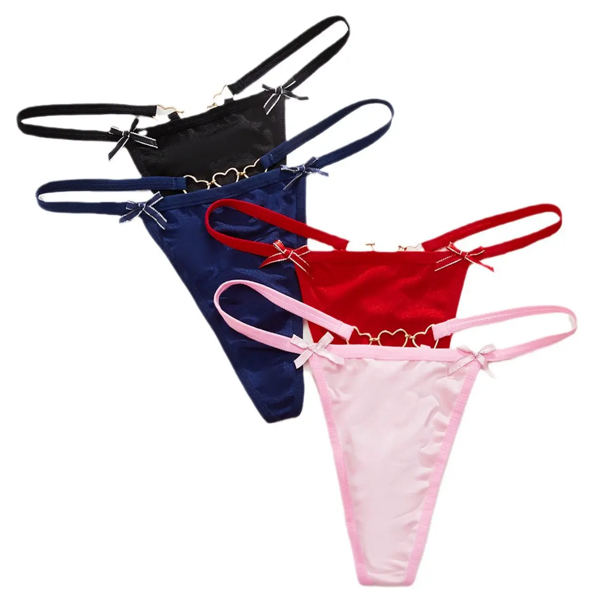 Heart Back Design Sexy Women's Panties Low Rise Elegant Lady G-string Breathable Comfortable Female Underwear Sexy Lingerie