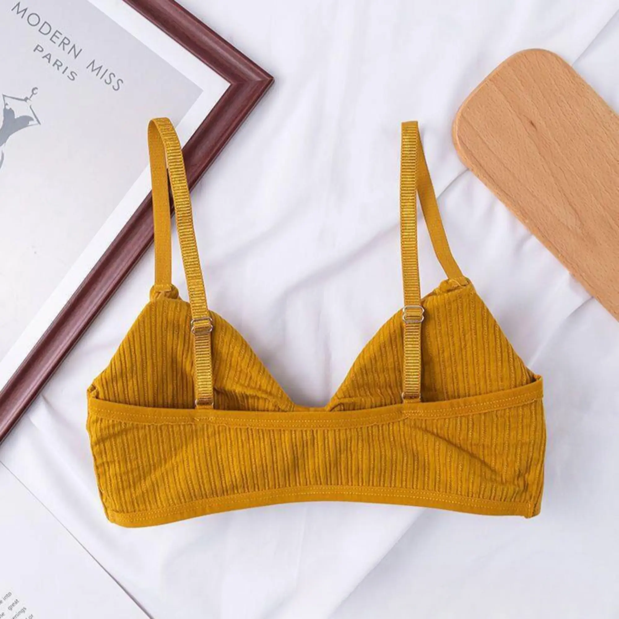 Wire Free Bras for Women Sexy Lingerie Push Up Bra Cotton Brassiere Comfort Padded Bra Top Female Bralette Seamless Underwear
