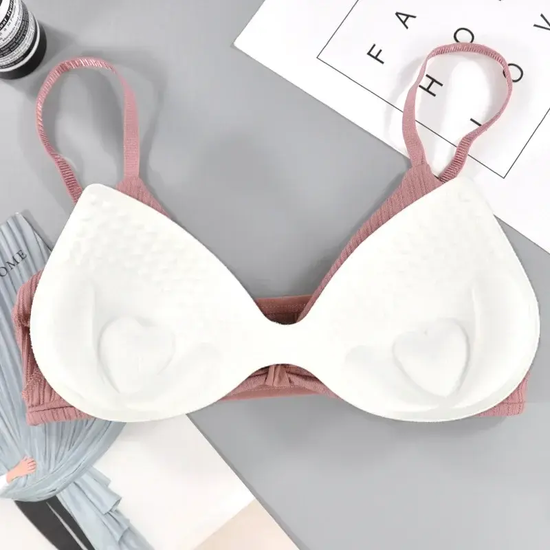 Wire Free Bras for Women Sexy Lingerie Push Up Bra Cotton Brassiere Comfort Padded Bra Top Female Bralette Seamless Underwear