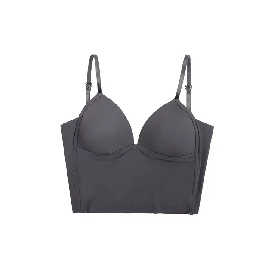 Camisole Women Slim Solid Basic Classic Simple Daily Summer Female Leisure Padded Popular Comfortable Tops College All-match New