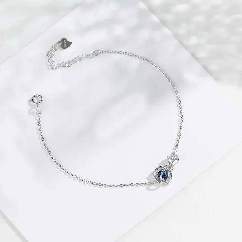 Romantic Planet Charm Bracelet Women Universe Galaxy Solar System Wristband Valentine's Day Gift Fashion Jewelry Accessories