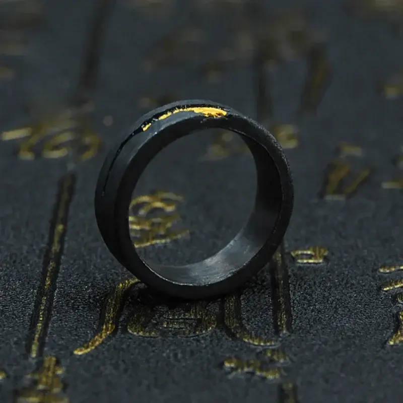 Retro Carved Light Painting Ring For Women Men Vintage Handmade Open Ring Punk Gothic Accessories Designer Jewelry Love Gift