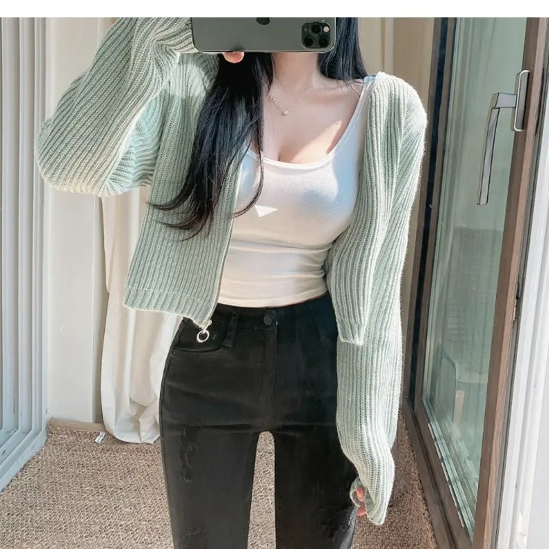 Summer T-shirt Women U-neck Slimming Top New Casual Short Sleeve Korean Tees Female Basic All-Match Crop Tops Women's Clothing