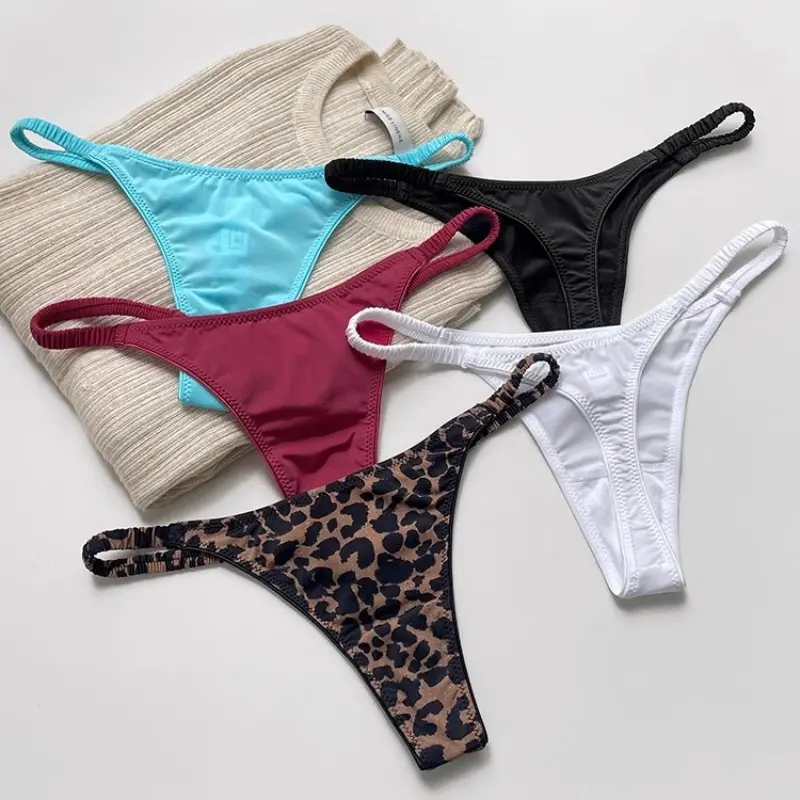 Lingerie Sexy G Strings Low-Rise Thong Panties Female Sexy Underwear Women Seamless Low Thongs Women Sexy Beach Style