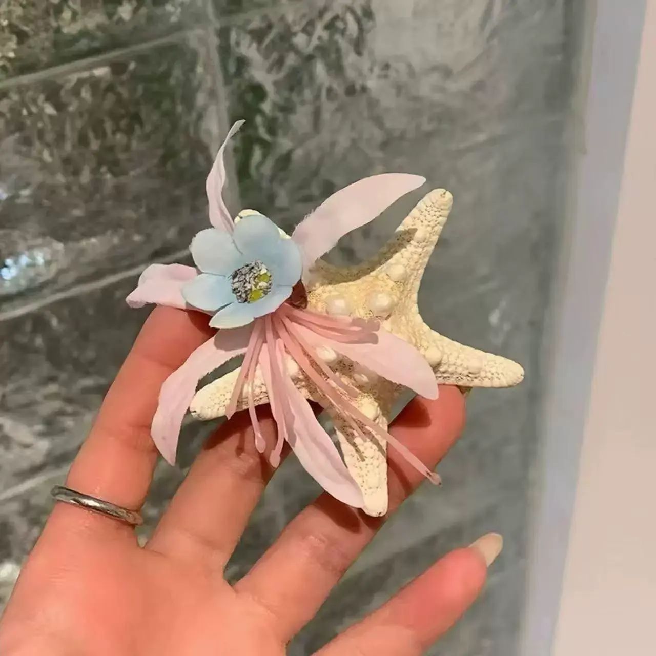 Ocean Starfish Series Hair Claw Flower Starfish Shell Hairpins Crab Hair Clips for Woman Vacation Beach Hair Accessories New