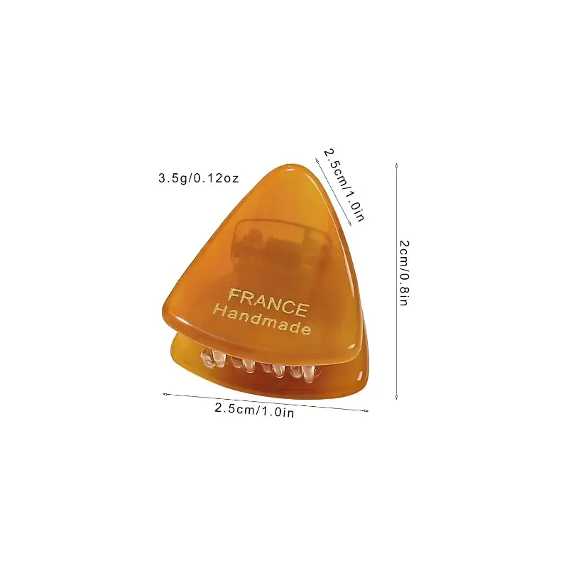 Ins Hot Sale 2.4CM Geometric Cat Ears Small Hair Bangs Clip French Simple Acetic Acid Grip Clip Top Hair Accessories