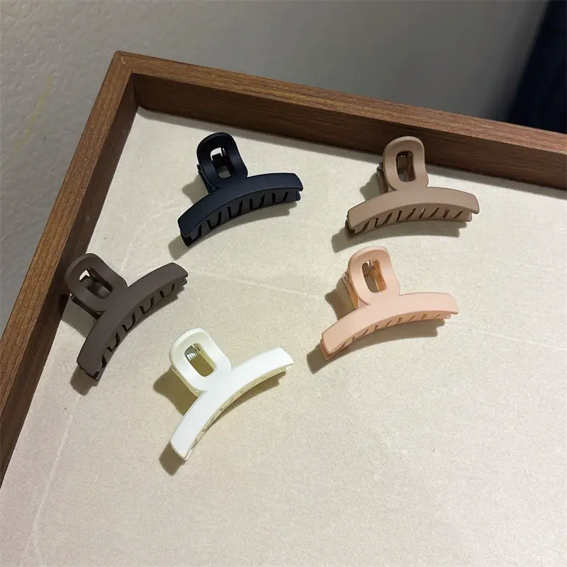 Matte Cloud Hair Claws Clips Small Women Girls Jelly Acrylic Hair Clamps Plastic Irregular Barrettes Hair Accessories New
