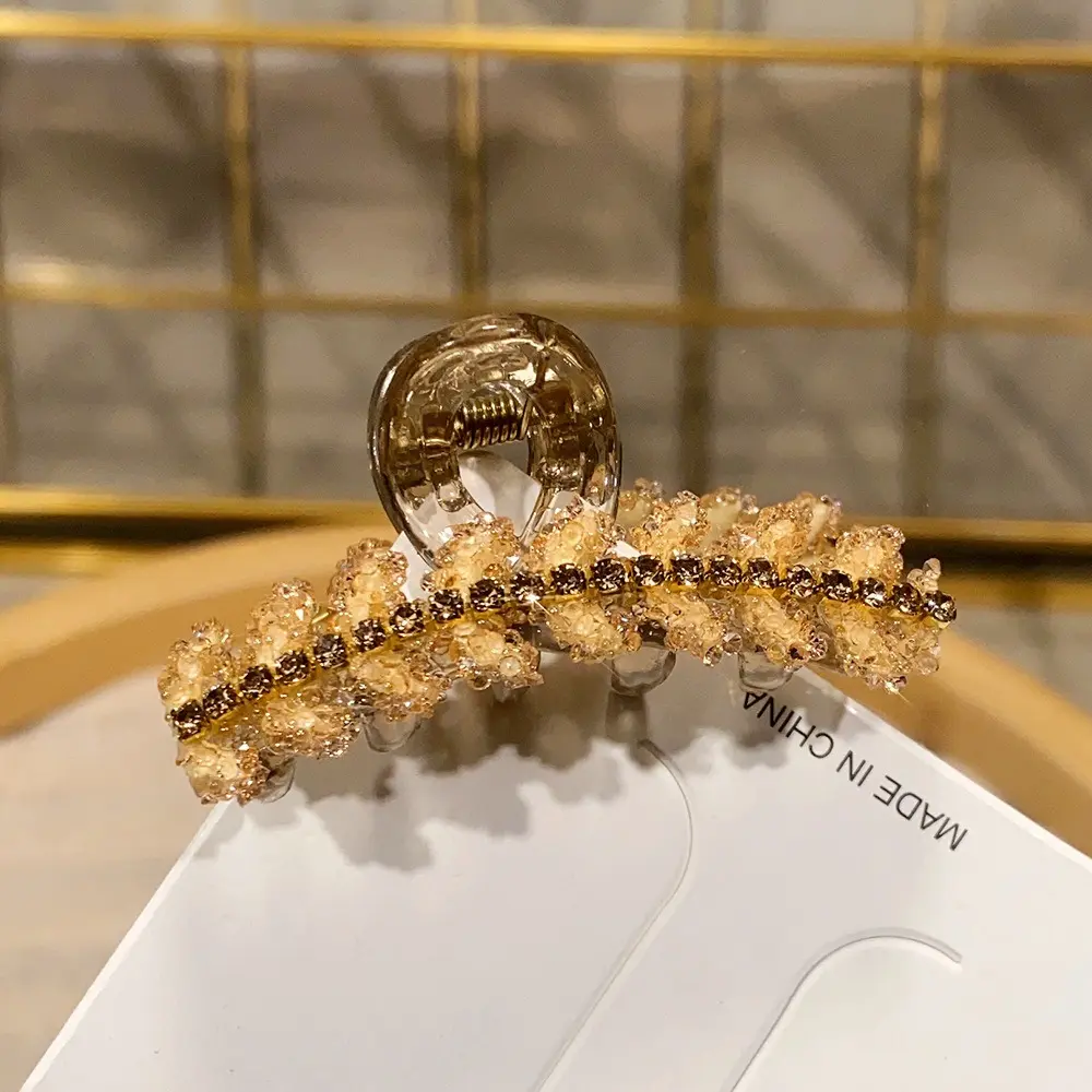 Glitter Shiny Small Grab Clip Women Girl Hair Side Clip Forehead Bang Princess Small Hair Claw Clamp Hair Clip Styling Headdress