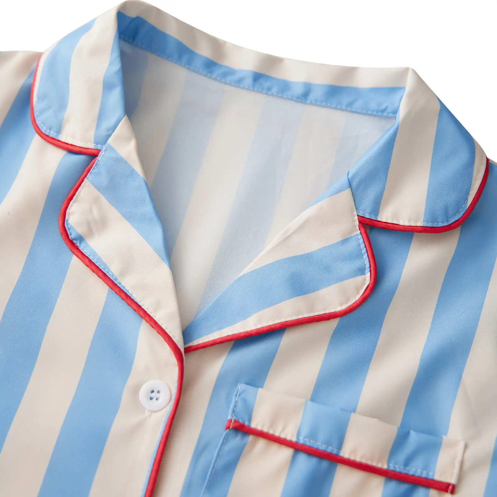 Women Pajamas Lounge Set Stripe Long Sleeve Shirts Tops and Pants 2 Piece Loungewear Outfits