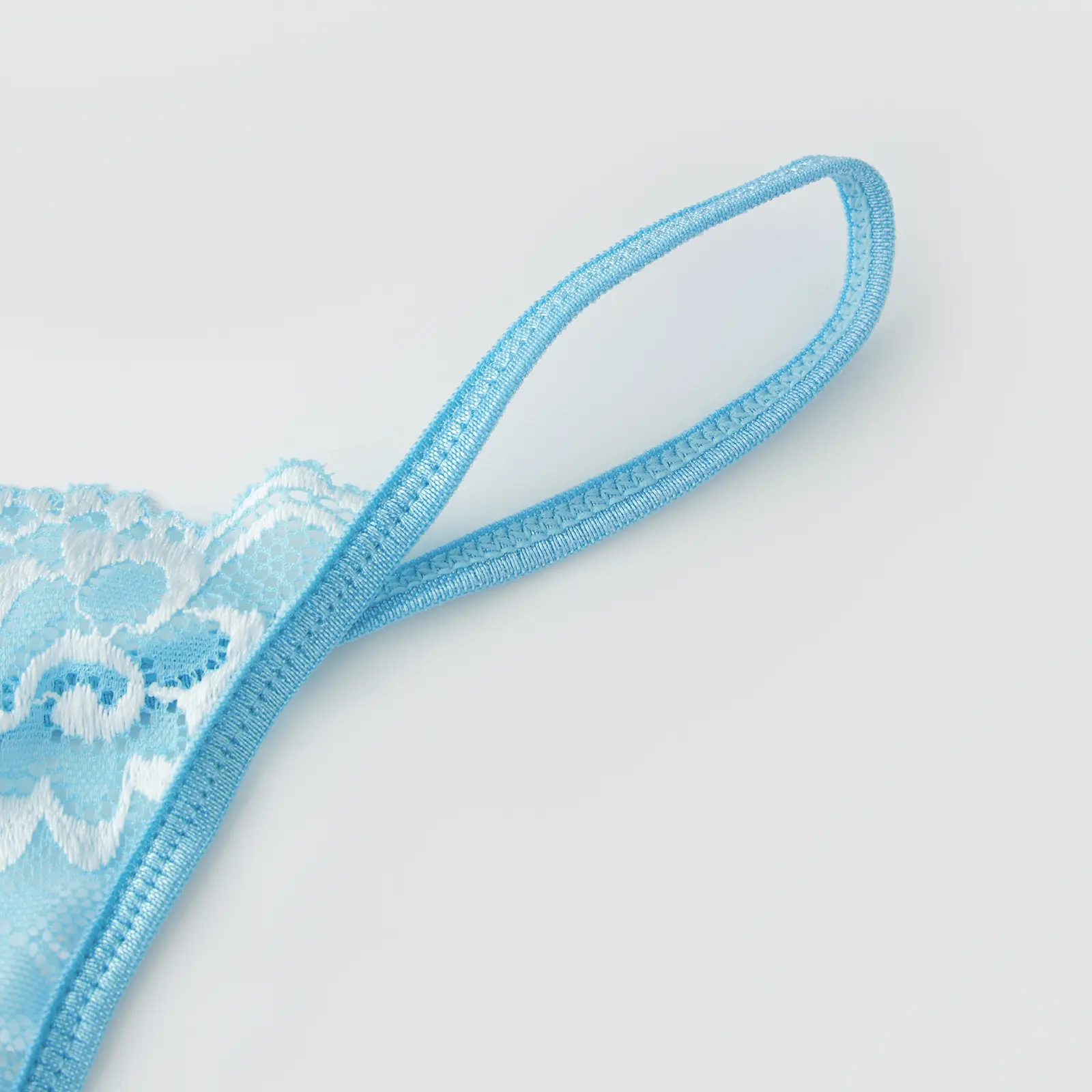 Women Lingerie Set Hollow Mesh Lace Flower See Through Halter Babydoll Dress with Thong 2 Pcs Set