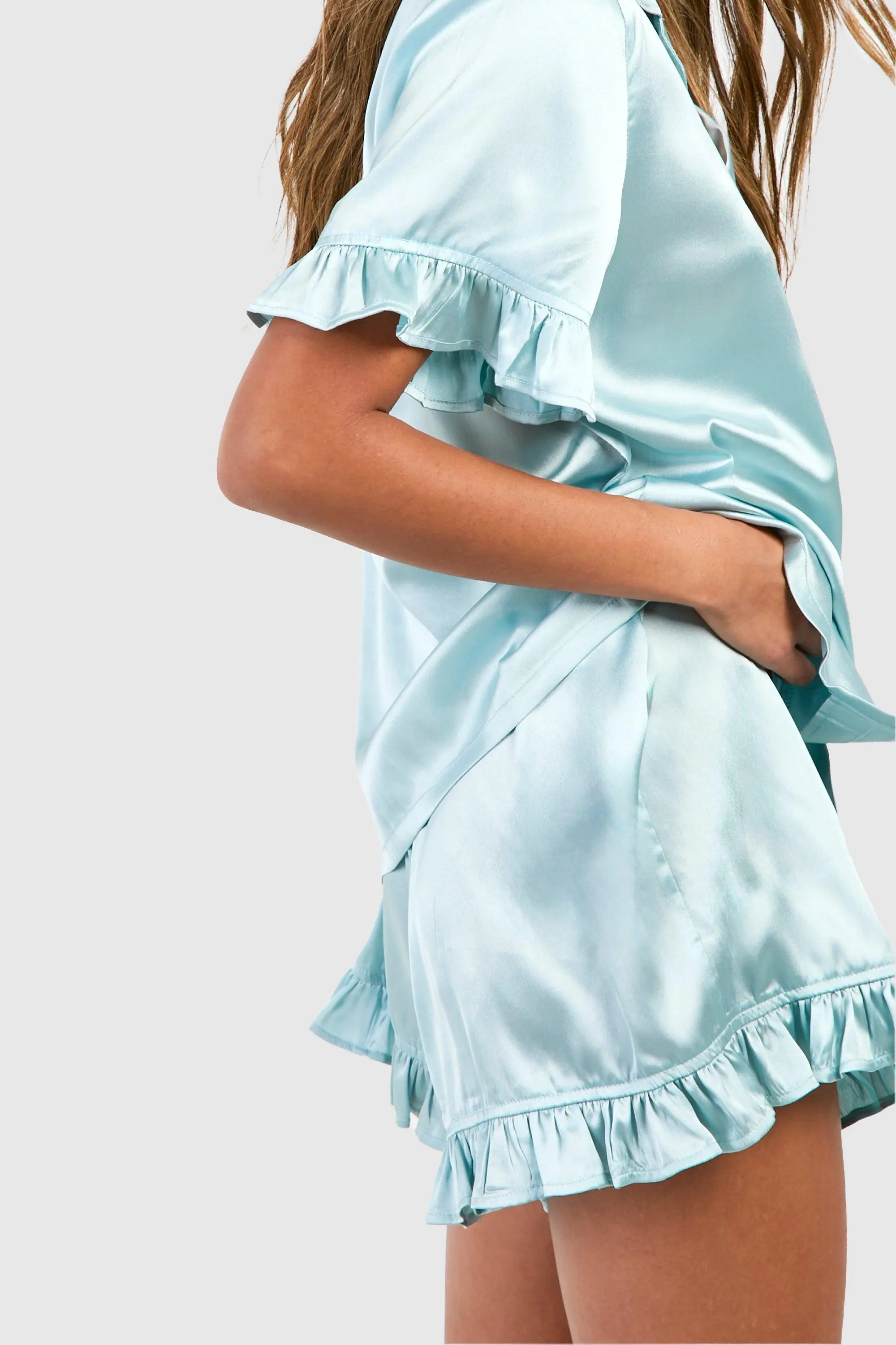 Women's 2 Piece Lounge Set Short Sleeve Lapel Bow/Cherry Print Button Up Tops Shorts Sleepwear Sets