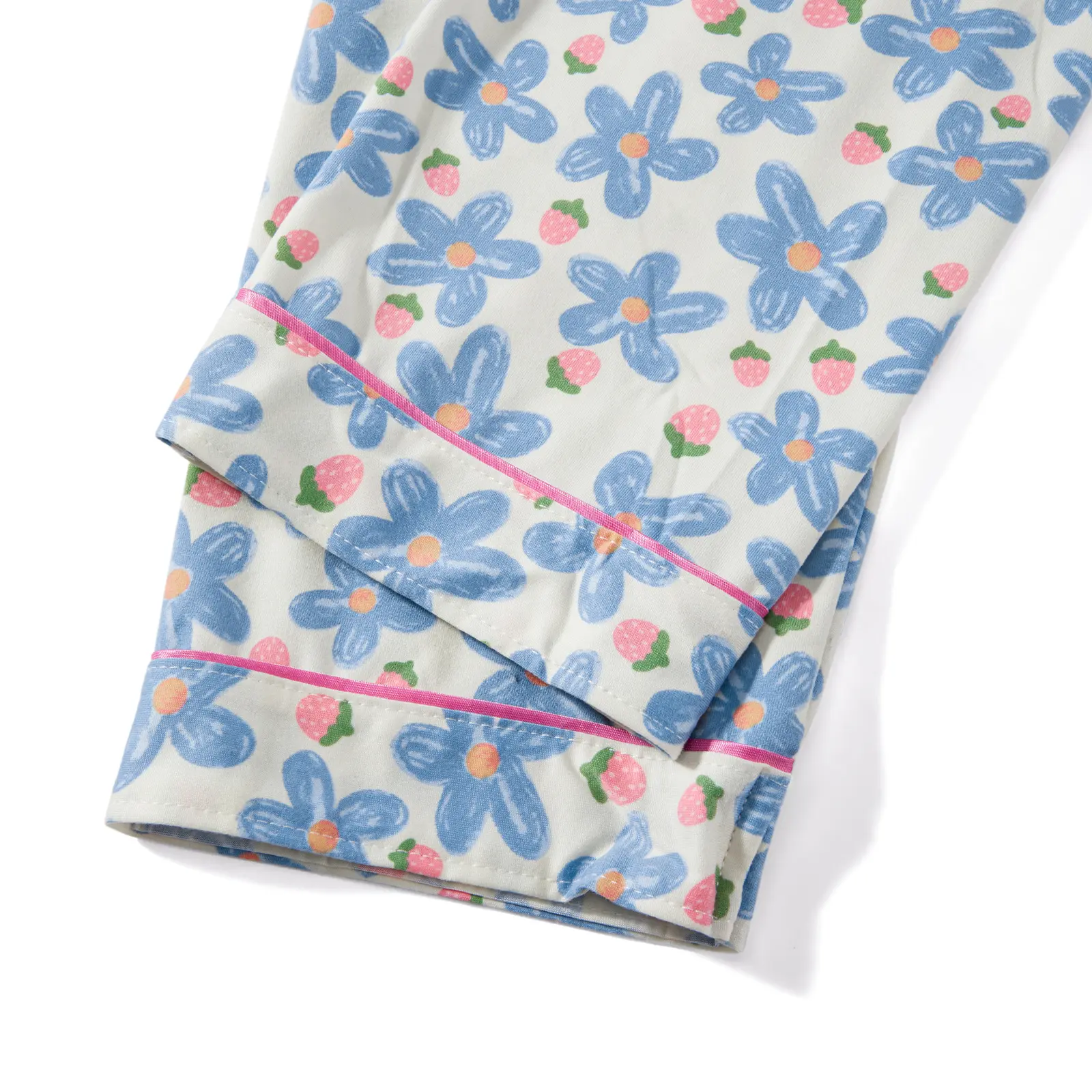 Women’s 2 Piece Pajamas Set Long Sleeve Floral Print Button Up Shirt + Pants Set Loungewear