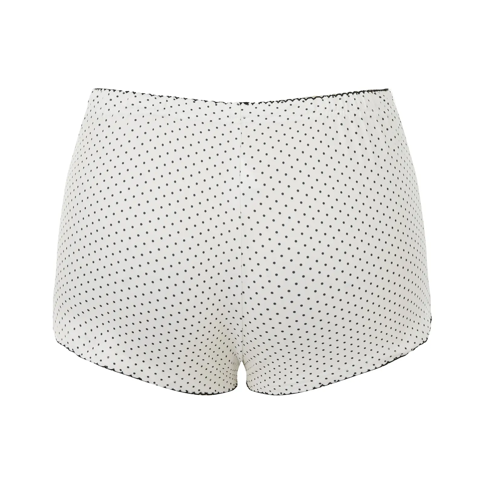Women Dot Print Pajama Shorts Low Rise Tight Fitted Mini Lounge Shorts Cute Pajama Bottoms