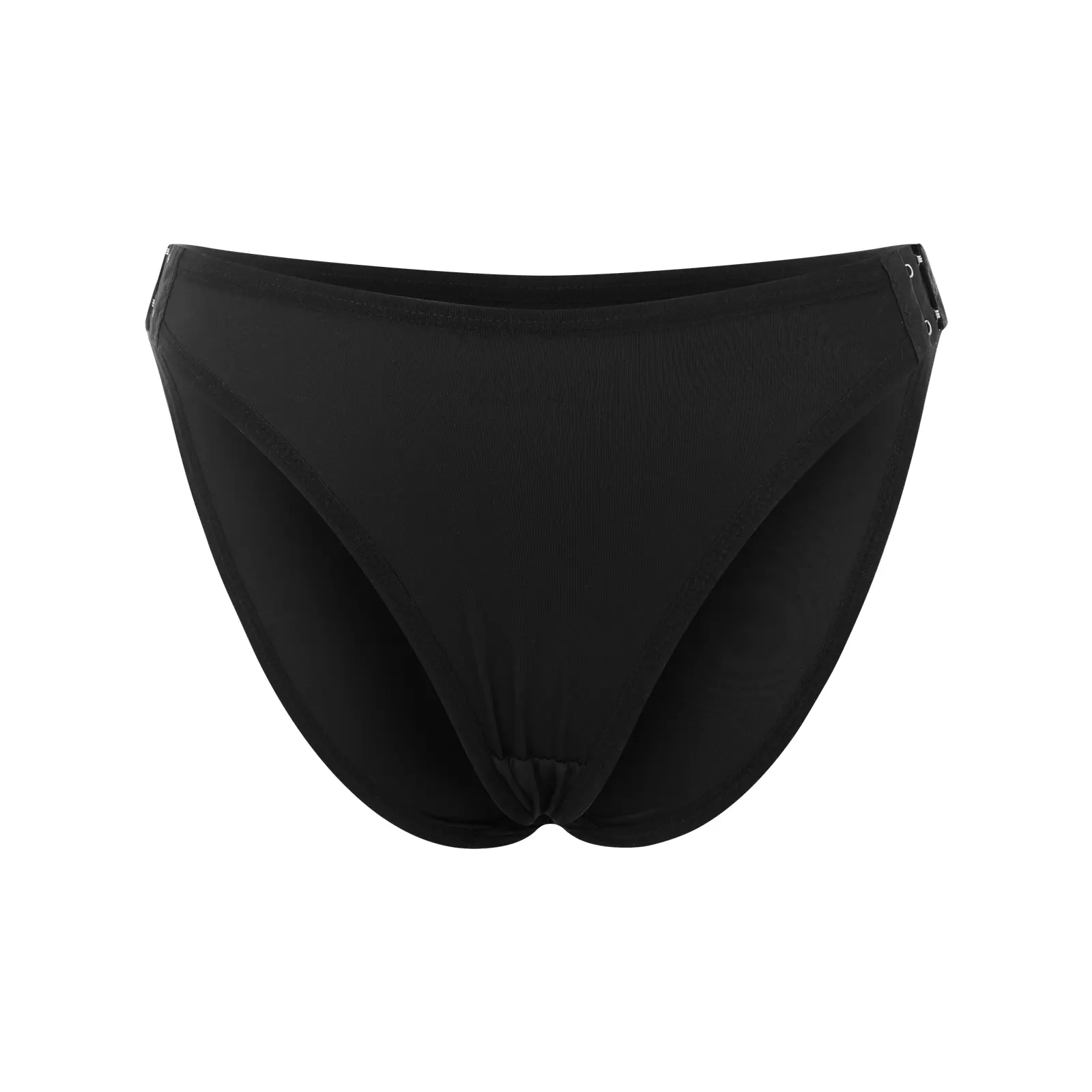 Women's Swimsuit Bikini Bottom Fashion Solid Color/Houndstooth Print Low Waisted Swim Bottom