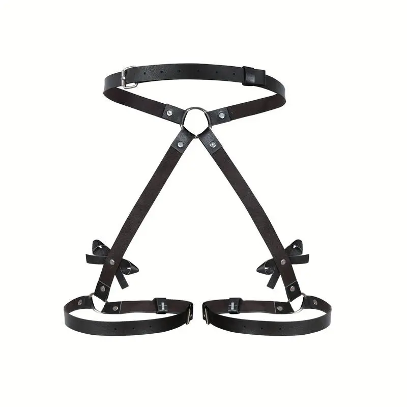 Erotic Toy Leather Wearable Women's Accessories Adult Supplies No Vibration Crotchless Toys Suitable For Nighttime Sexy Lingerie