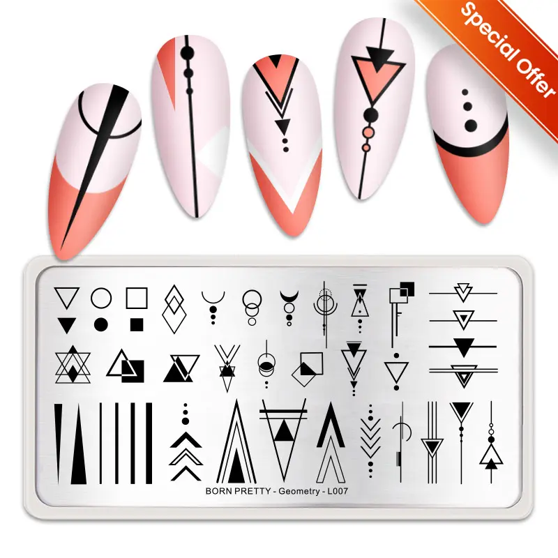 BORN PRETTY Nail Stamping Plates Big Sale Lace Petals Butterfly Mandala Plants Abstract Stamp Templates Printing Stencils Molds